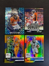 (4) Prestige Courtland Sutton #d /249 Mosaic Marvin Mims RC Blue Prizm Surtain