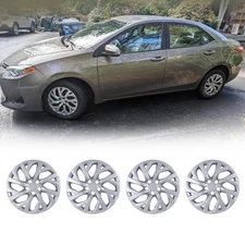 Set of 4 16" Hub Caps Full Rim Snap On Wheel Covers for 2009-2026 Toyota Corolla
