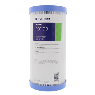 Pentek R30-BB 30 Micron Big Blue Heavy Duty 10 x 4.5 inch Sediment Filter