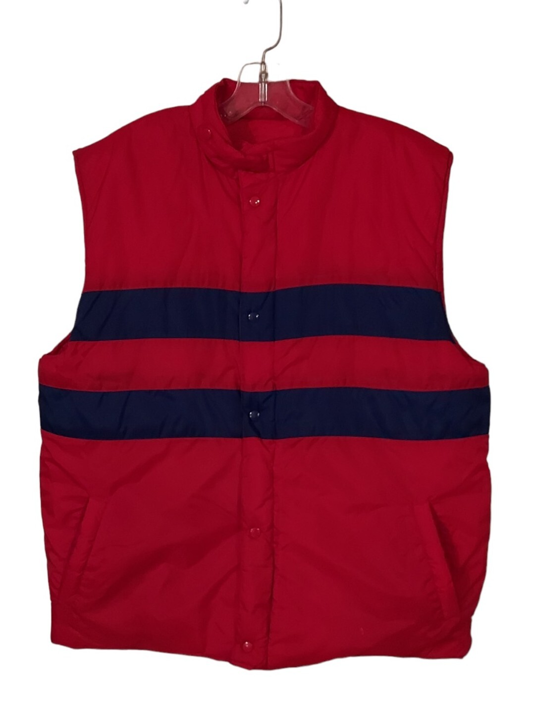 Men's Vintage Ski Vest Generation One Size Large Red SURVIVAL Snow Gear
