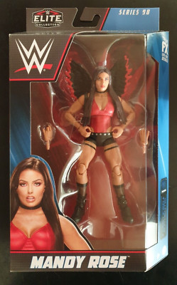 WWE Mattel Mandy Rose Elite Actionfigur – 15,2 Cm, 25 Gelenke, Mit Zubehör, TrueFX-Details