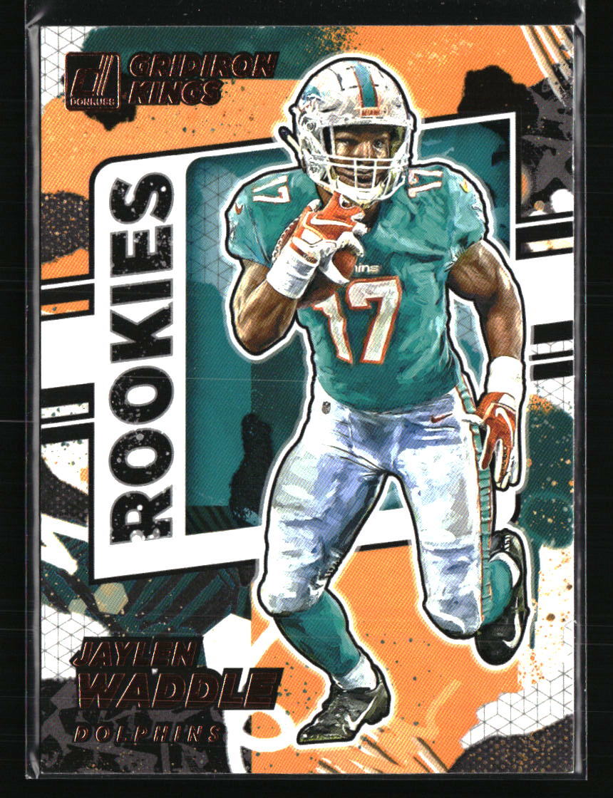 Jaylen Waddle 2021 Donruss Gridiron Kings #RGK-JWA FOOTBALL Card