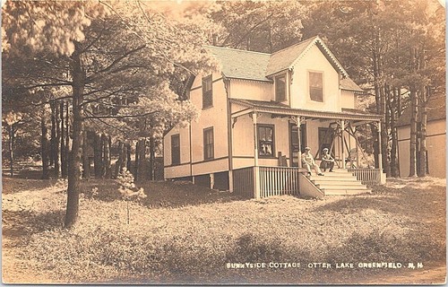 RPPC Greenfield New Hampshire Sunnyside Cottages on Otter Lake early 1900s