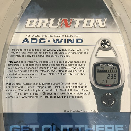 Brand New Sealed! Brunton ADC Wind Handheld Weather Station F-ADC-WIND - Picture 5 of 7