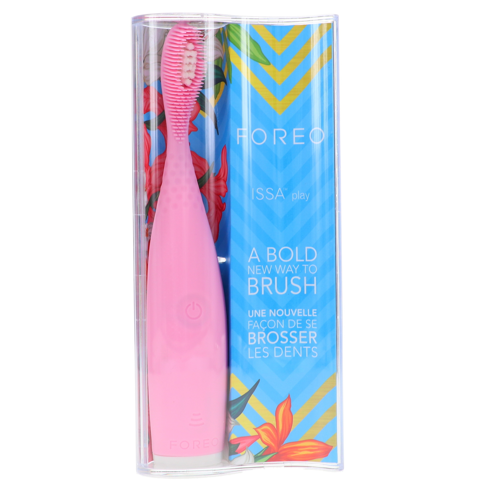 Силиконовая электрическая зубная щетка FOREO ISSA play Жемчужно-розовая 7190₽