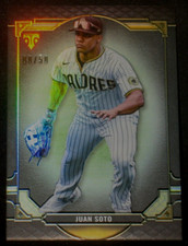 Juan Soto 2022 Topps Triple Threads Onyx Parallel #12 (08/50) San Diego Padres