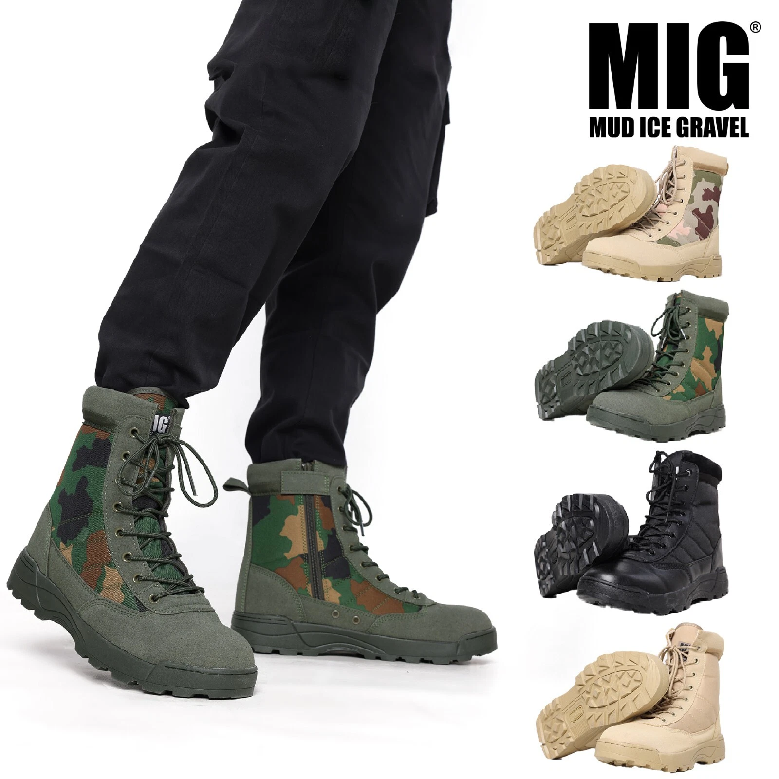Mens & Ladies Combat Boots - POLICE ARMY SECURITY WORK FISHING AMBULANCE HIKING
Opens in a new windo