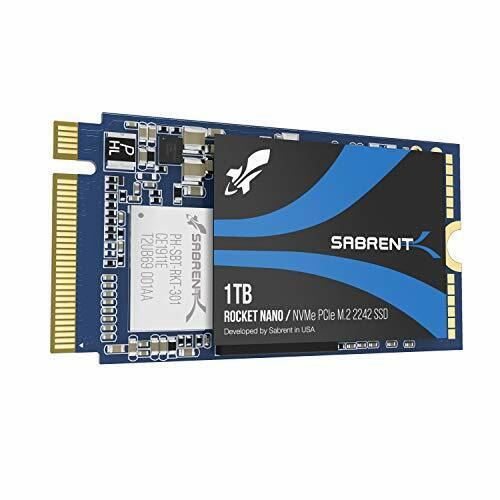 Sabrent 1TB Rocket NVMe PCIe M.2 2242 DRAM-Less Low Power (SB-1342-1TB)