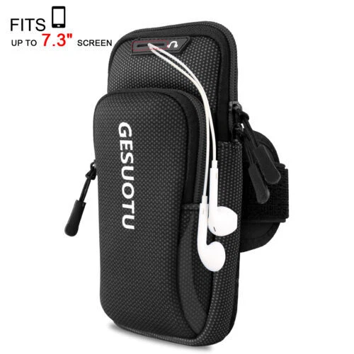 Black Cell Phone Armbands for LG Samsung Galaxy S8+