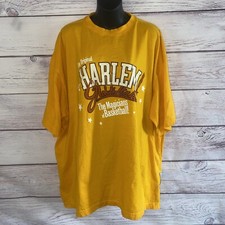 Harlem Globetrotters Platinum Fubu Mens T Shirt XXL Yellow Magicians B25