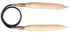 KnitPro "Basix" Birch Wood Jumbo Circular Knitting Needles - Choose your size