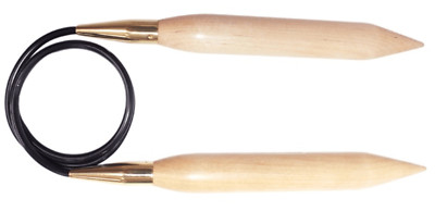 KnitPro ''Basix'' Birch Wood Jumbo Circular Knitting Needles - Choose your size