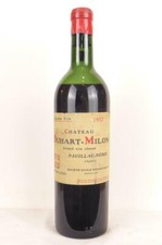  pauillac château duhart-milon grand cru classé rouge 1957 - bordeaux
