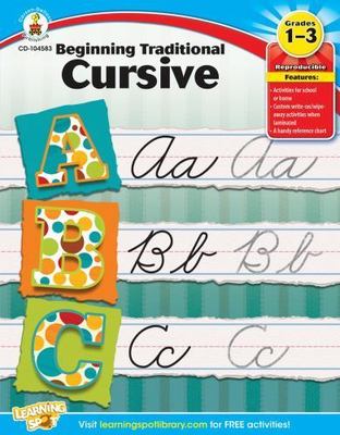 Beginning Traditional Cursive, Grades 1 - 3