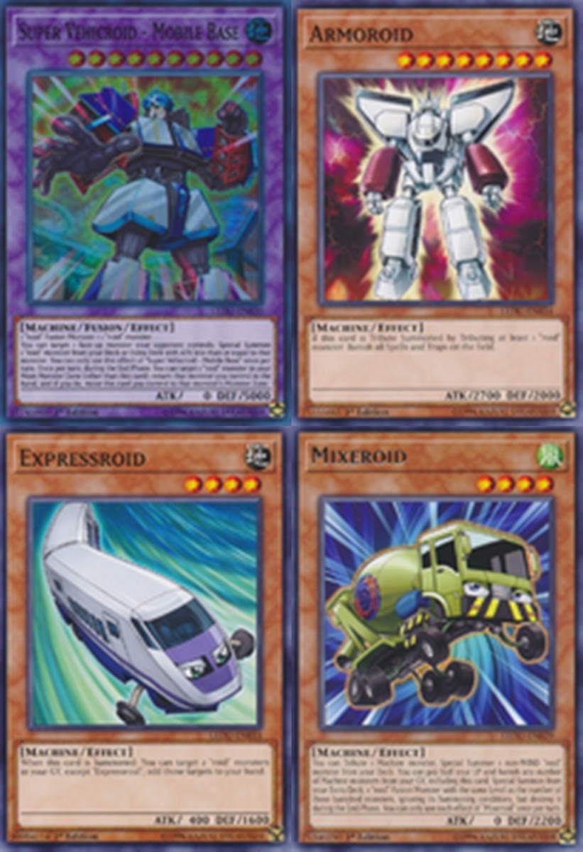 Super Vehicroid Mobile Fusion: LEDU with 1* Roid fusion Monster +2 Roid  Monsters