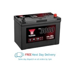Yuasa YBX3335 SMF Battery 720 CCA 95Ah 3 Year Warranty