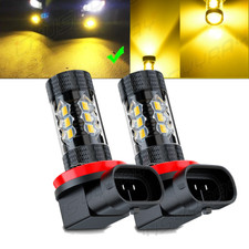 H11 H9 H8 LED Headlight Bulb Low Beam Fog Light 70W 5000LM Gold Yellow 4500K 2x