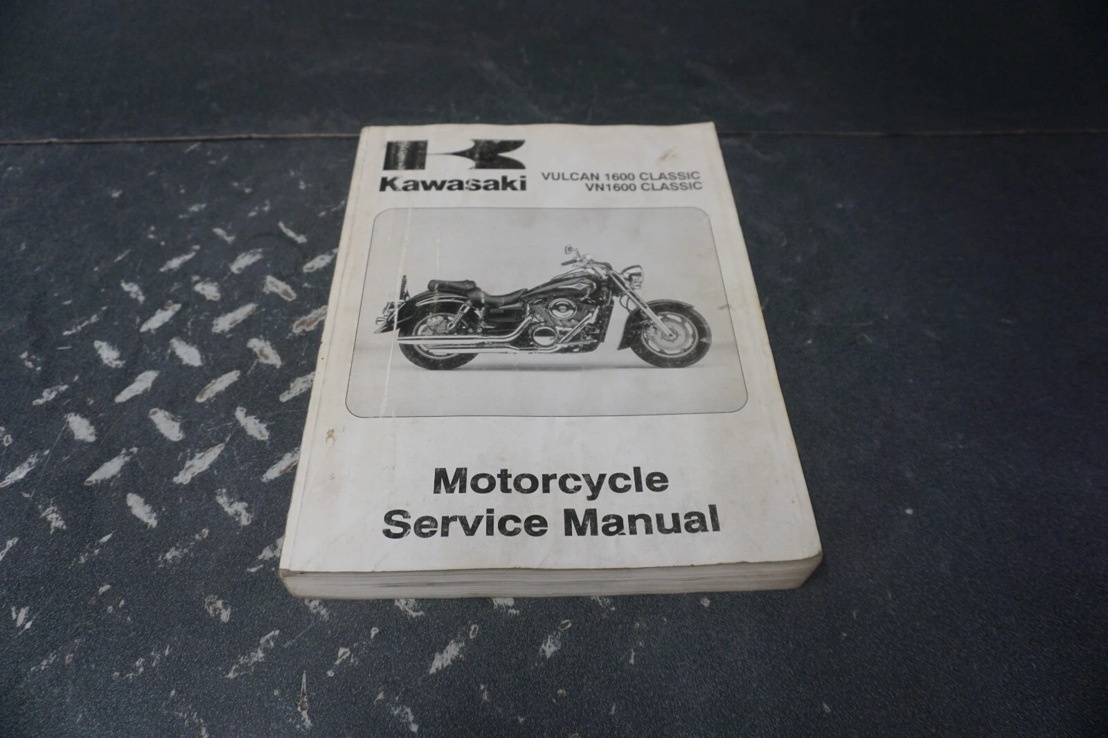 Kawasaki Motorcycle OEM 2003 Vulcan 1600 Classic Service Manual 99924-1309-01