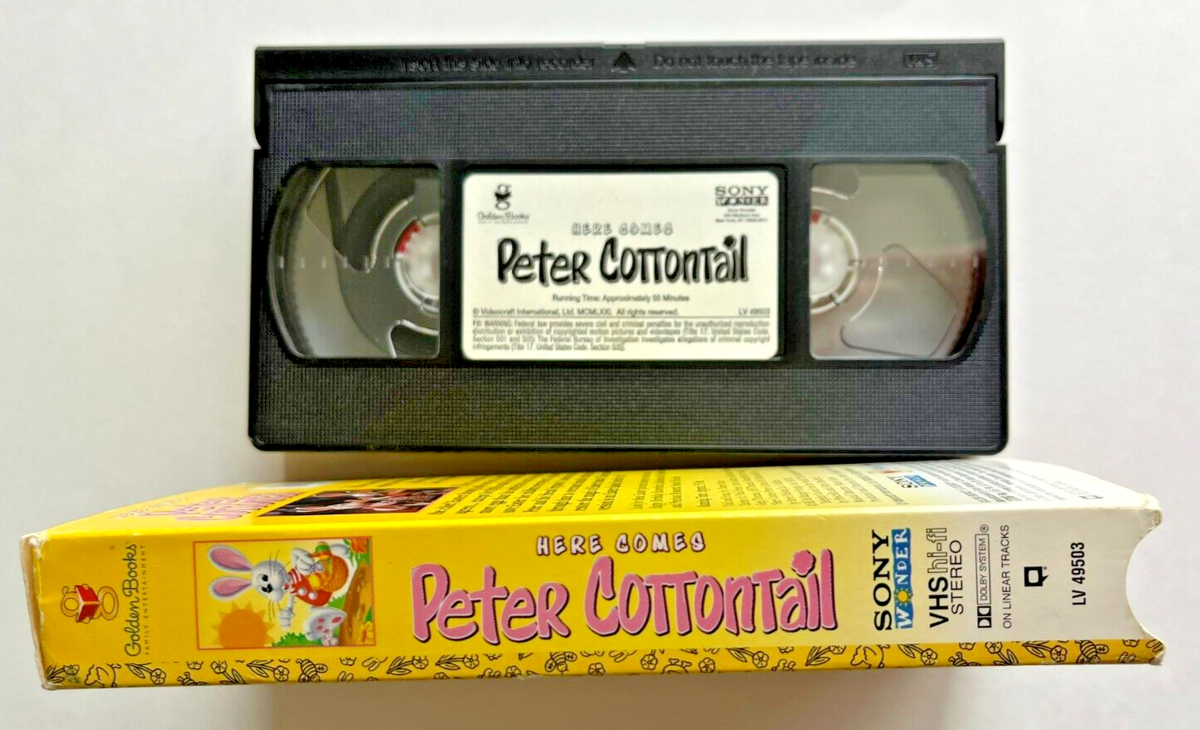 Here Comes Peter Cottontail 1971 Classic (VHS) Golden Books