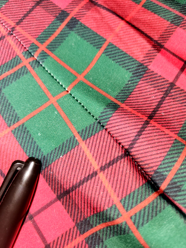BlackMilk Tartan Festive Cuffed Pants Christmas Holiday Plaid Size Large L - Picture 3 of 4