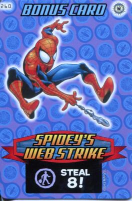 Spiderman Heroes And Villains Card #260 Spideys Web Strike