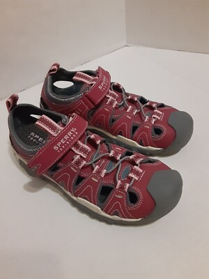 Sperry Top Sider Wet Tech Fish Sports Sandals Shoes Raspberry/Pink Youth Size 3