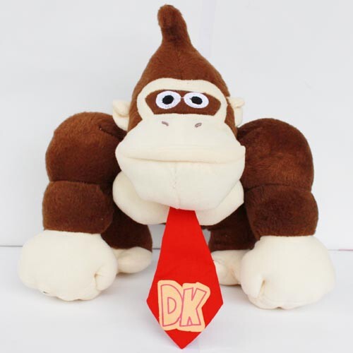 Super Mario Bros Donkey Kong Plush Toy DK D.Kong Stuffed Animal Figure