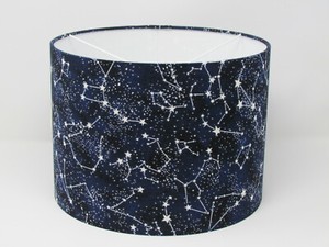 Navy Space Glow In Dark Star Constellations Lampshade Ceiling
