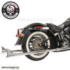 2007 2010 Harley FXSTC 1584 Softail Custom Complete System BASSANI Fishtail...