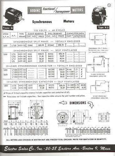 c. 1962 Electro Sales Catalog No. 62D -Electronic Rotating Devices & Components - Picture 2 of 5