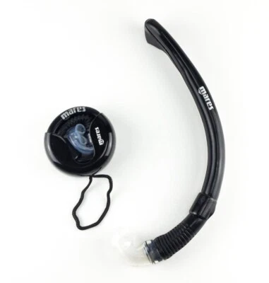 Mares At Faltschnorchel Schnorchel schwarz faltbar für Jackettasche Reise