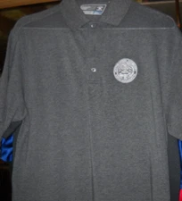 new cutter + buck POLO GOLF SHIRT NORTHEASTERN UNIVERSITY BOSTON ADULT MED BLACK