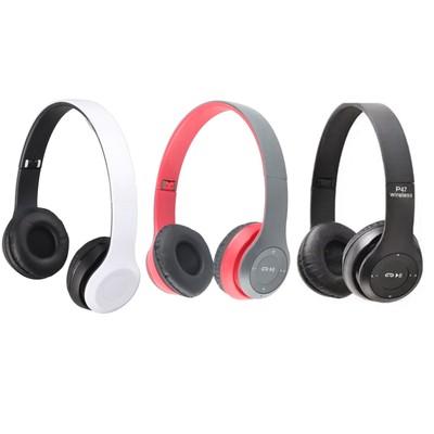 P47 BT Headset Multifunction Deep Bass Noise Reduction Foldable Wireless Spo Hot