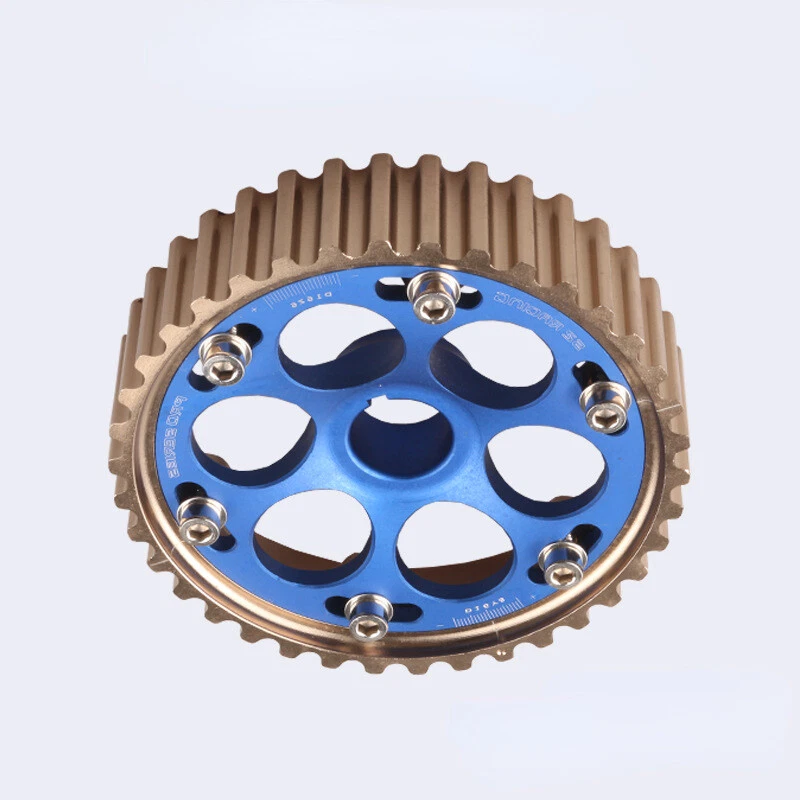 Aluminum Cam Gear Pulley Timing Gear For Honda Civic 88-95 D Series CRX Del Blue Foto 3 de 4