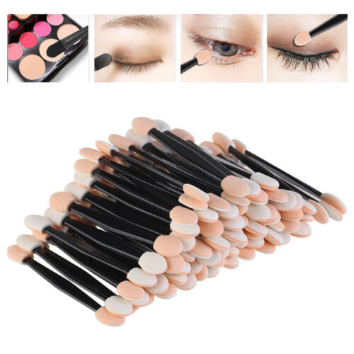 50pcs Soft Touch Mini Size Strong Adhesion Makeup Brushes With Sponge Tip - Picture 1 of 13