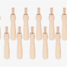 WoolCraft 10pcs Needle Pen Set - Poking, Felting, Cross Stitch - Wooden Holder w