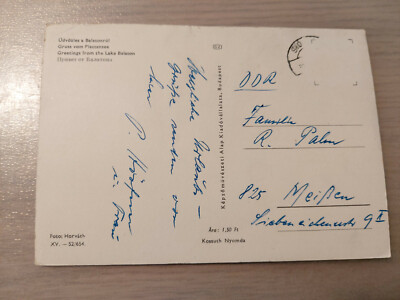 Carte Postale Ancienne Hongrie - Bateaux à Passagers Sur Le Lac Balaton - 1950+