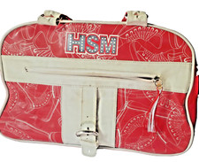 WALT DISNEY HighSchool Musical Red  White 8  Handle Bag,Size 14  x9  x 6  8  