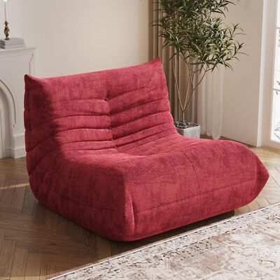 Beanbag Chair Fireside Chair Caterpillar Lazy Sofa Divan Bed Tatami Single Sofa