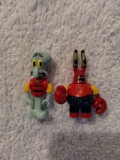 Mega Bloks SpongeBob,Squidward, And Mr. Krabs...