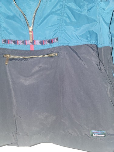 Vintage LL Bean Anorak Half Zip Regen Windbreaker Jacke Damen Outdoor *Estimated Lrg - Bild 4 von 10