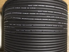 Rapco Horizon MIC1.K 24GA Balanced Microphone Cable - 500ft Spool (USA Made)