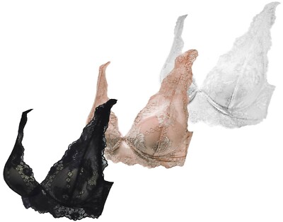 LORMAR GEM BRALETTE BH ALL AUS SPITZE MIT VOLUMIZING PUSH-UP CUPS
