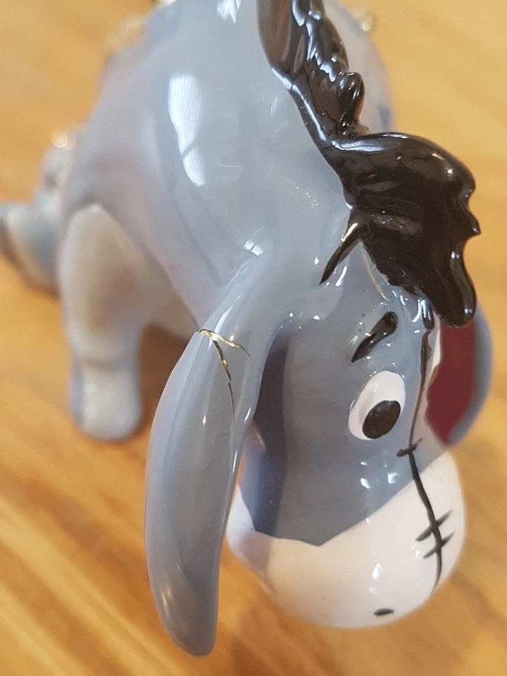 DISNEY WINNIE THE POOH EEYORE TRINKET BOX - DAMAGED TAIL. Massive Discount - Image 2 of 3