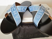 New Givenchy 4G Crisscross Flat Slide Logo Sa...