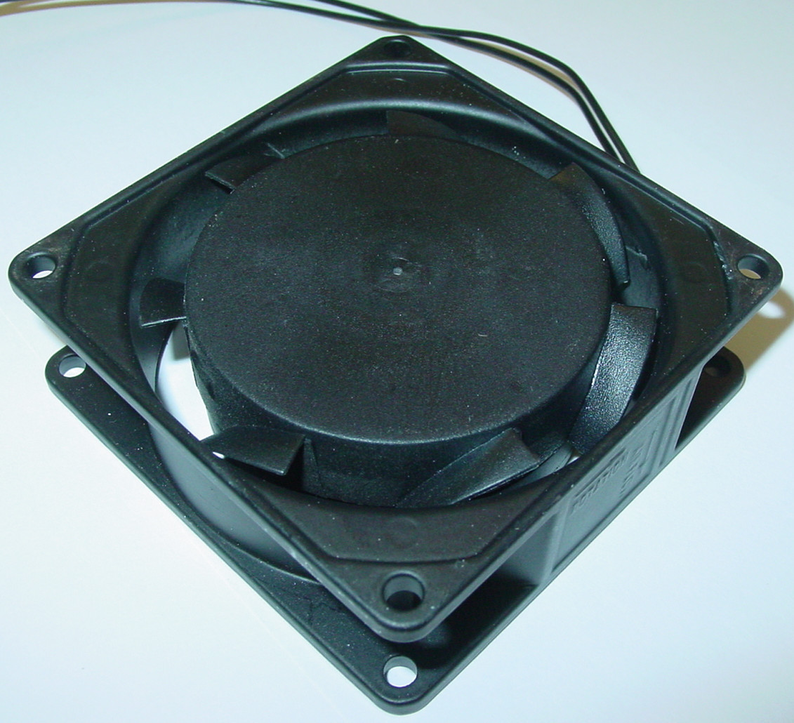 230V 8cm, Metall Gehäuselüfter, 80x80x25mm, 8cm, 29m³ Lüfter massiv ...