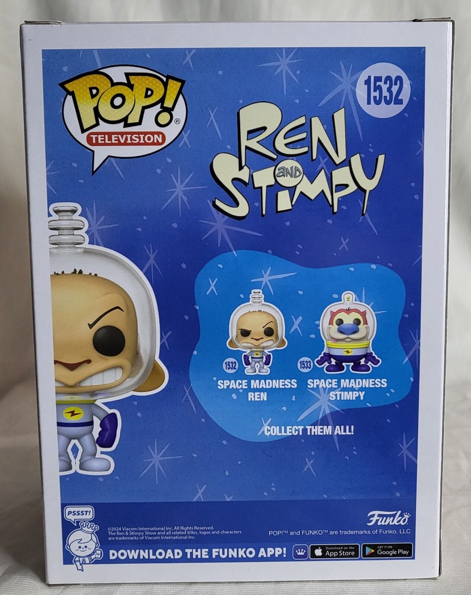 Funko Pop! Vinyl: Ren & Stimpy - Space Madness Ren #1532 | eBay
