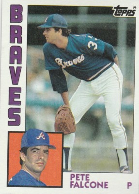FREE SHIPPING-MINT-1984 Topps #521 Pete Falcone Braves 
