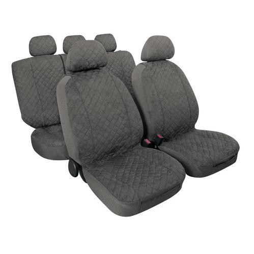 Coprisedili Auto Universali Miki Antracite Promo - Set Completo 11 Pezzi