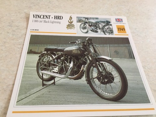 Carte moto Vincent HRD 1000